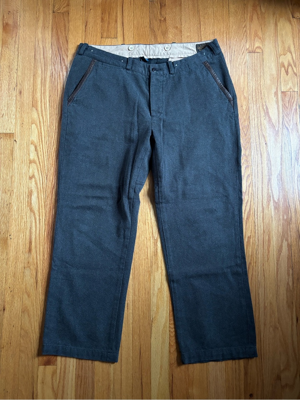 Polo Ralph Lauren Charcoal Gray Riding Chinos 38x29